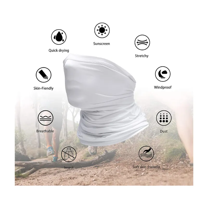 Protective Ultra-Lightweight Cooling Microfiber Multifunctional Neck Gaiter