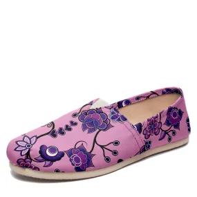 Purple Floral Amour Slip On