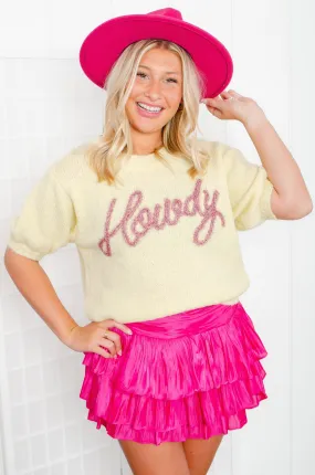 Queen of Howdy Puff Sleeve Sweater