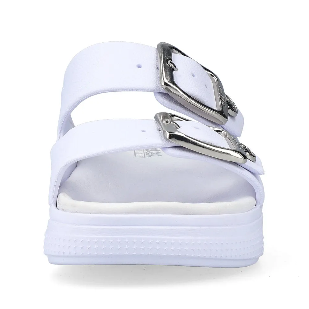 Rieker Ladies EVA Buckle Trim Backless Sandal