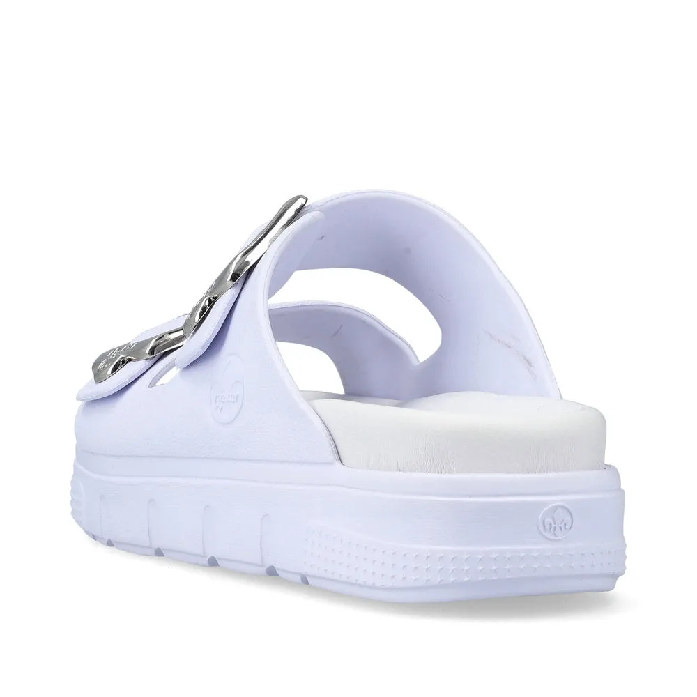 Rieker Ladies EVA Buckle Trim Backless Sandal