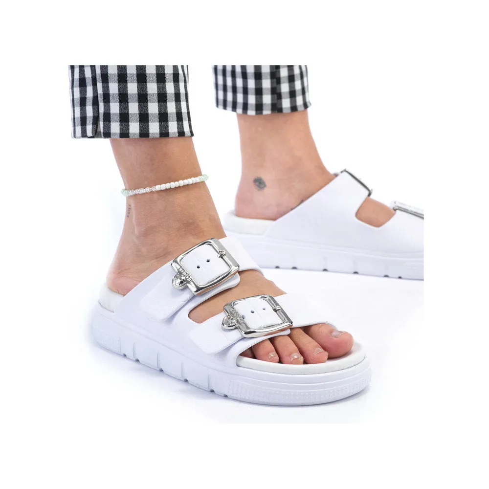Rieker Ladies EVA Buckle Trim Backless Sandal