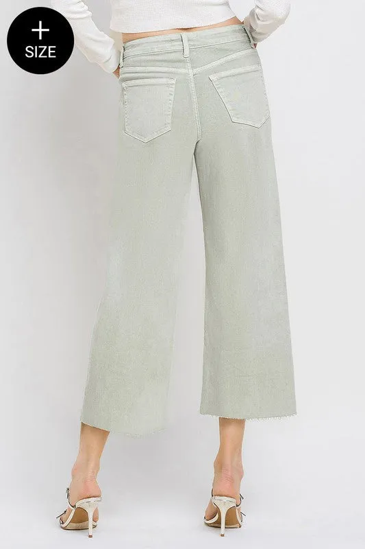 Sage High Rise Crop Flare Pants