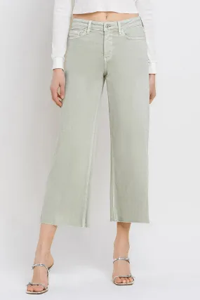 Sage High Rise Crop Flare Pants