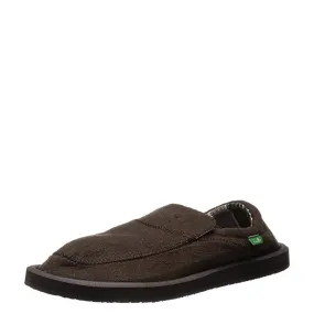 Sanuk Men's Chiba Stitched - Dark Brown SMF10628