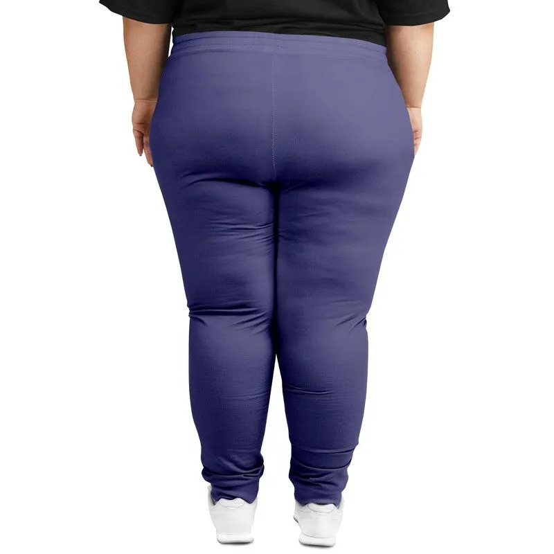 Shaded Pastel Blue Joggers | Unisex | with PLUS sizes | C60M60Y0K30
