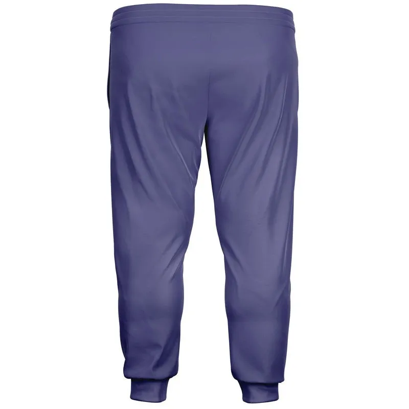 Shaded Pastel Blue Joggers | Unisex | with PLUS sizes | C60M60Y0K30