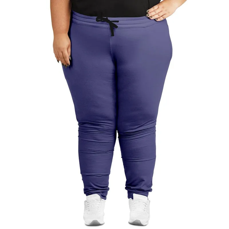 Shaded Pastel Blue Joggers | Unisex | with PLUS sizes | C60M60Y0K30