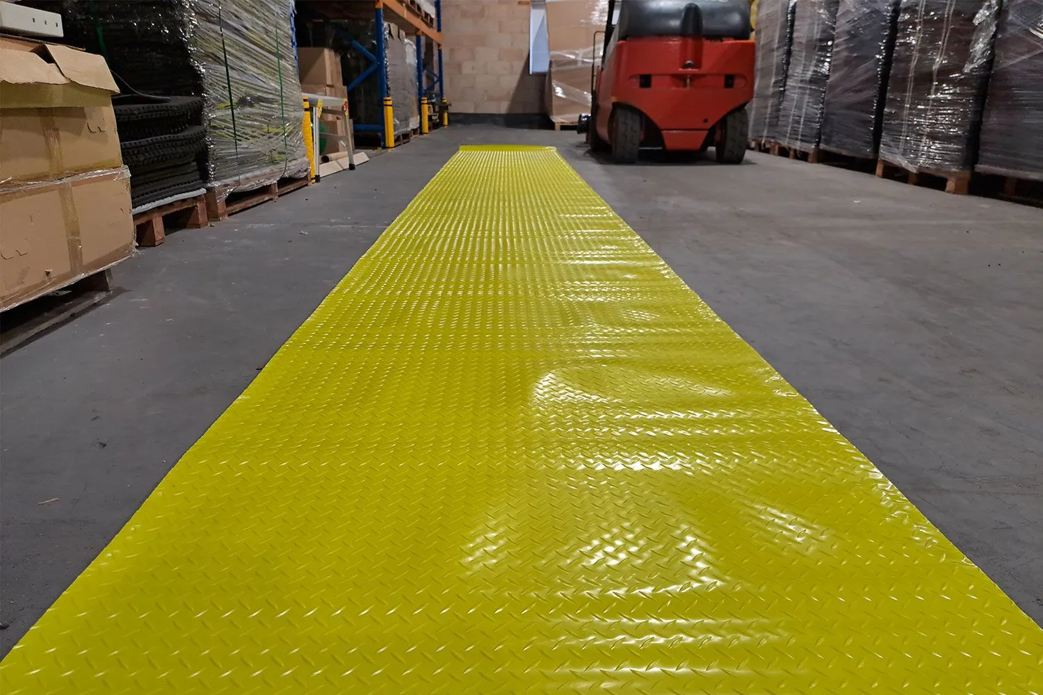 SiteMat Yellow Matting - 100cm x 10m