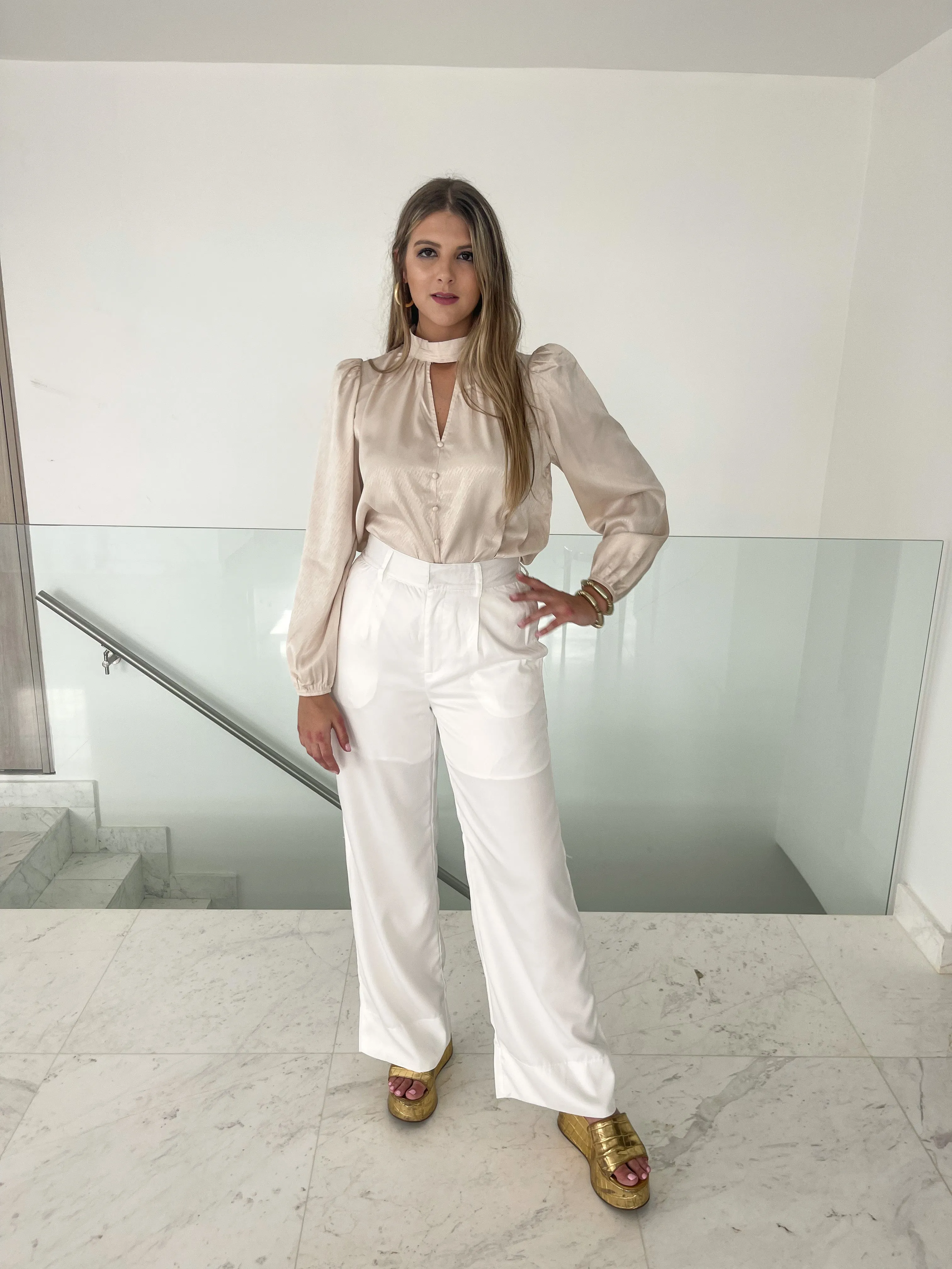 SLIM STRAIGHT SUIT PANTS