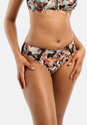 Slip Arum Mosaïc Imprimé Graphic Noir & Multico