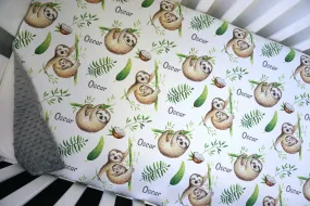 Sloth Birth Announcement Set