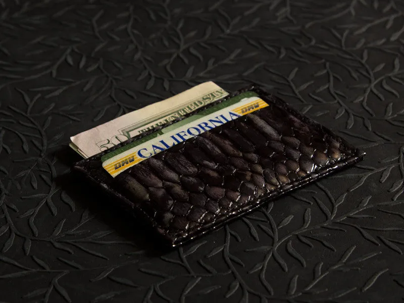 Snakeskin Slip Wallet