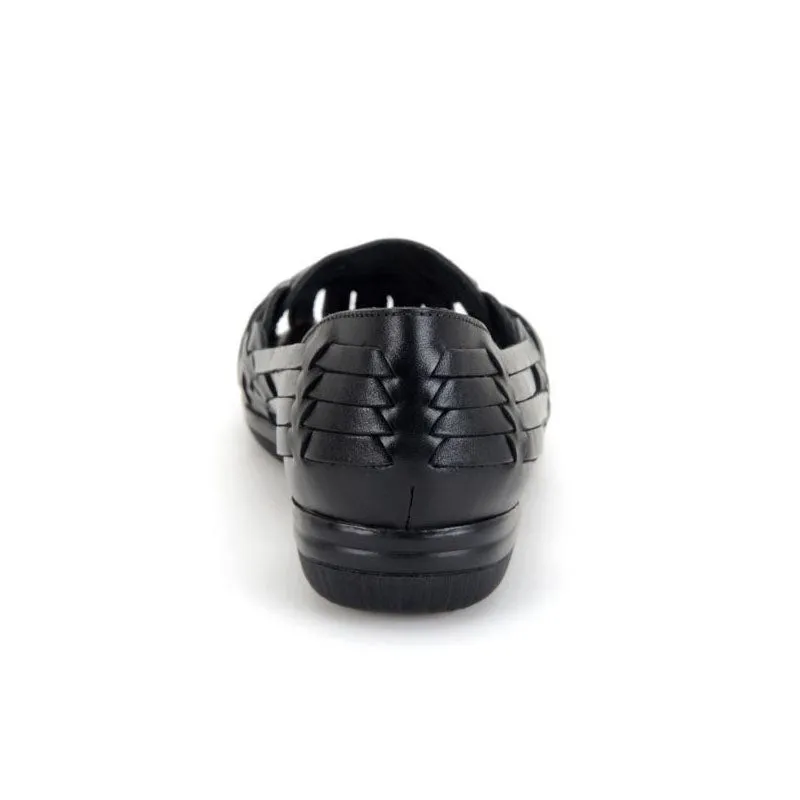 Softspots Trinidad Huarache Flats in Black