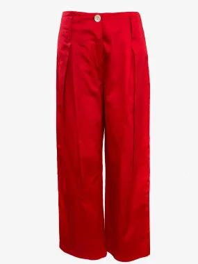 Solid Red Pants