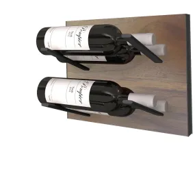 STACT Premier L-type Wine Rack - Walnut & Black