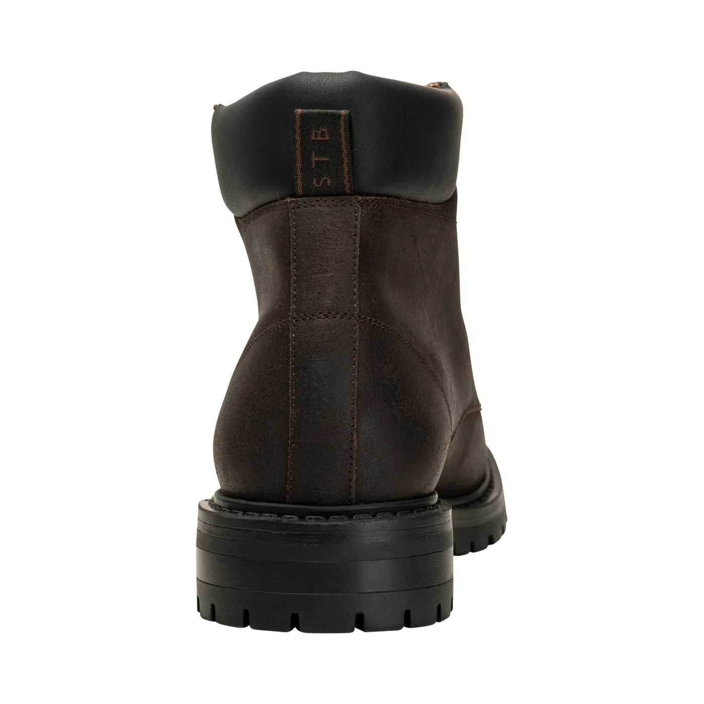 Stellan Lace Up Boot Suede - BROWN