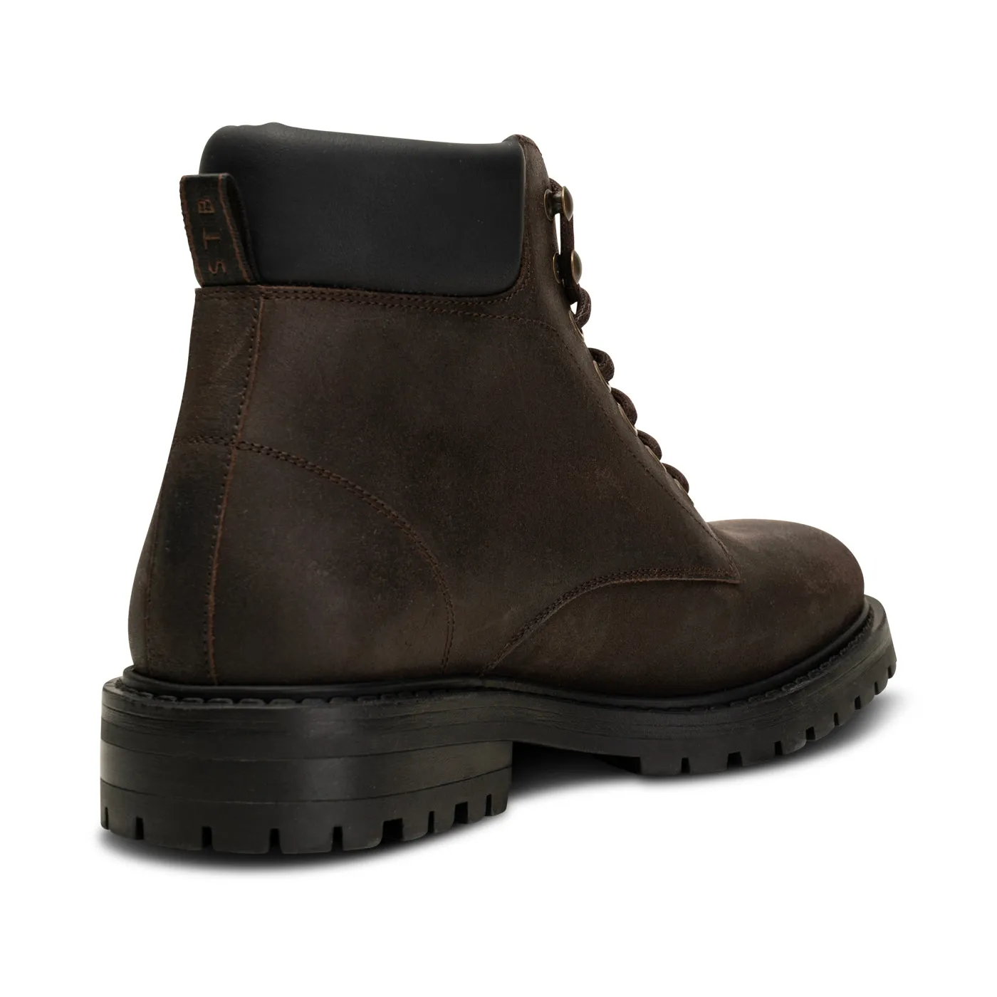 Stellan Lace Up Boot Suede - BROWN