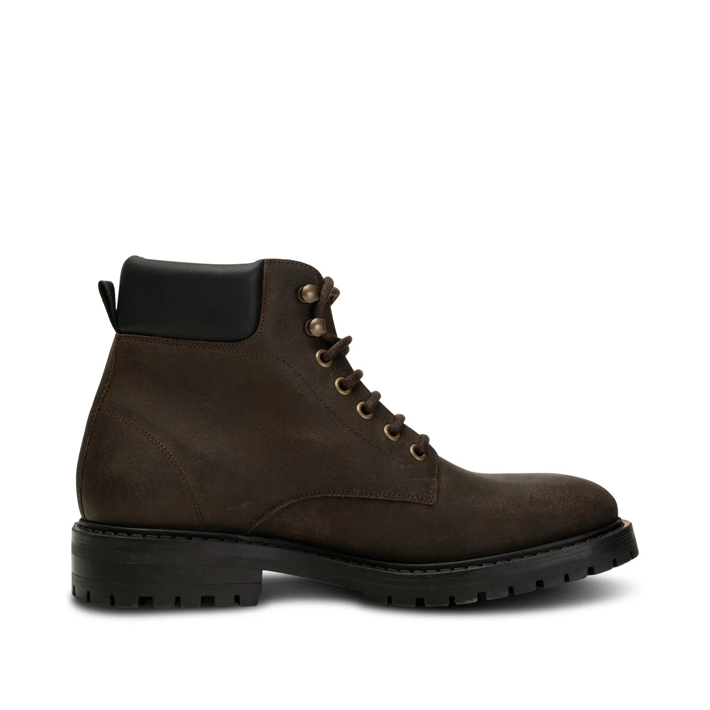 Stellan Lace Up Boot Suede - BROWN