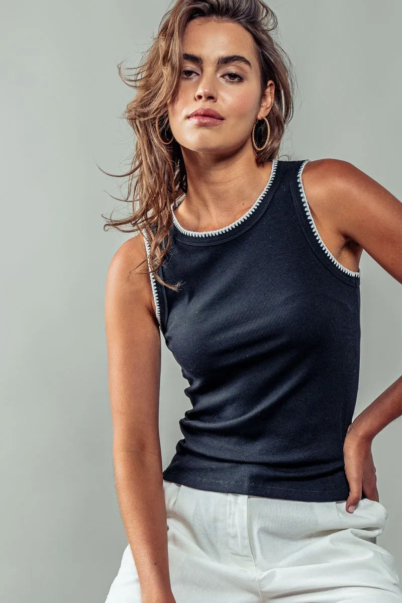 Stucture Knit Tank Top