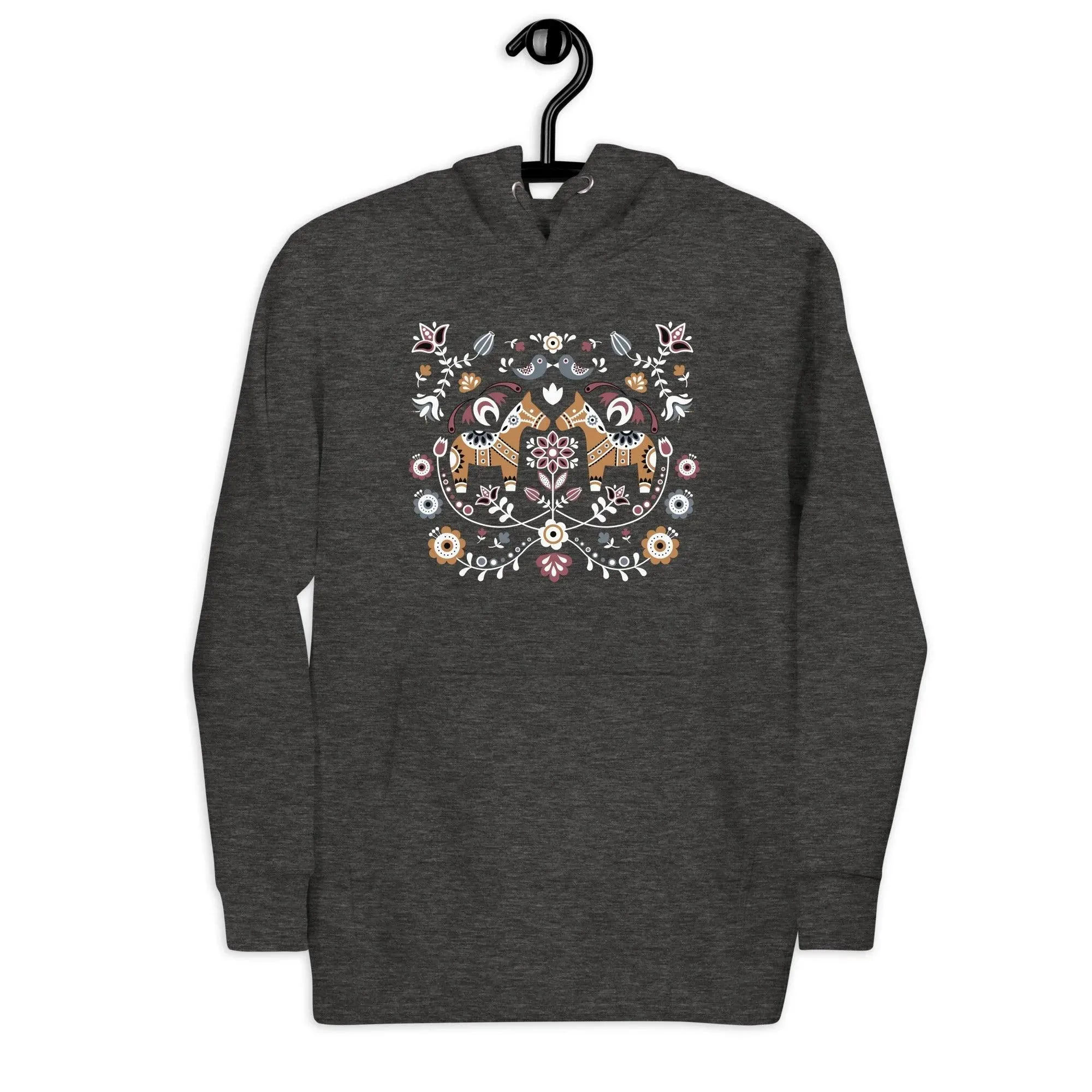 Swedish Dala Horse Hoodie