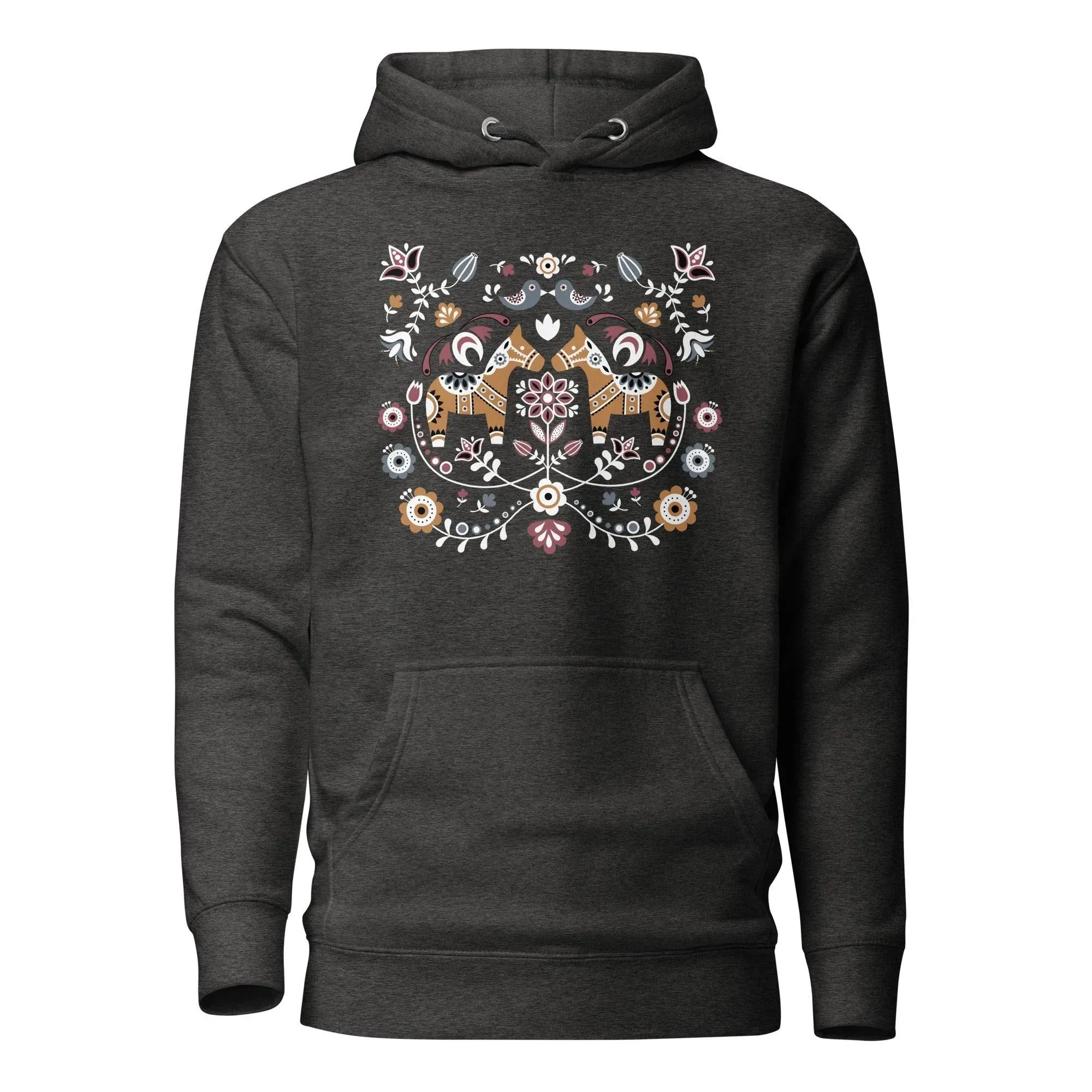 Swedish Dala Horse Hoodie