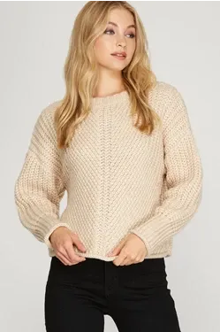 Taupe Sweet As Can Be Sweater