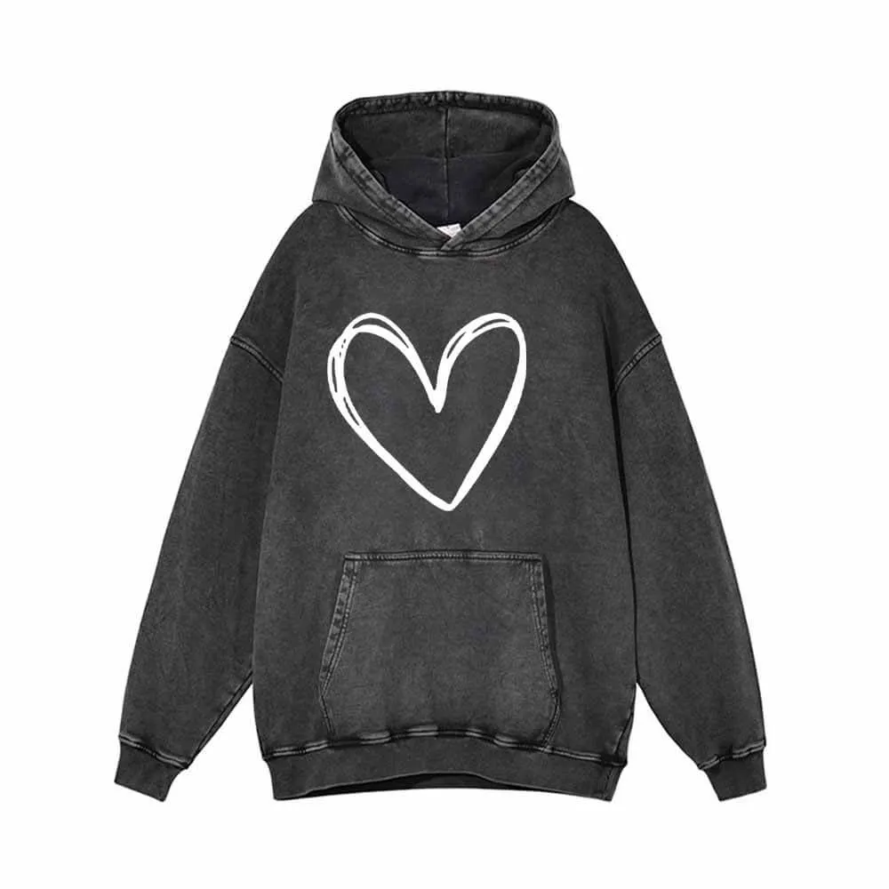 To The Person Behind Me Heart Pattern Hoodie