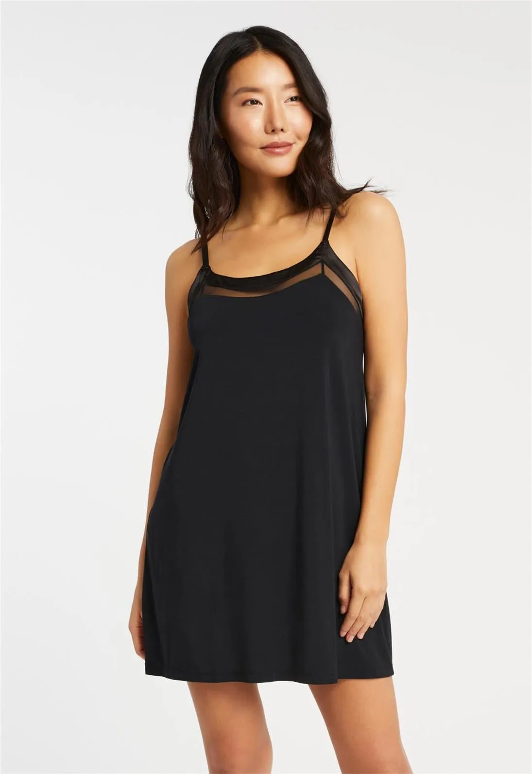 Tuxedo Slip Chemise