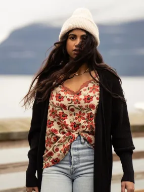 Twiggy Slip Tank | Vintage Floral Print