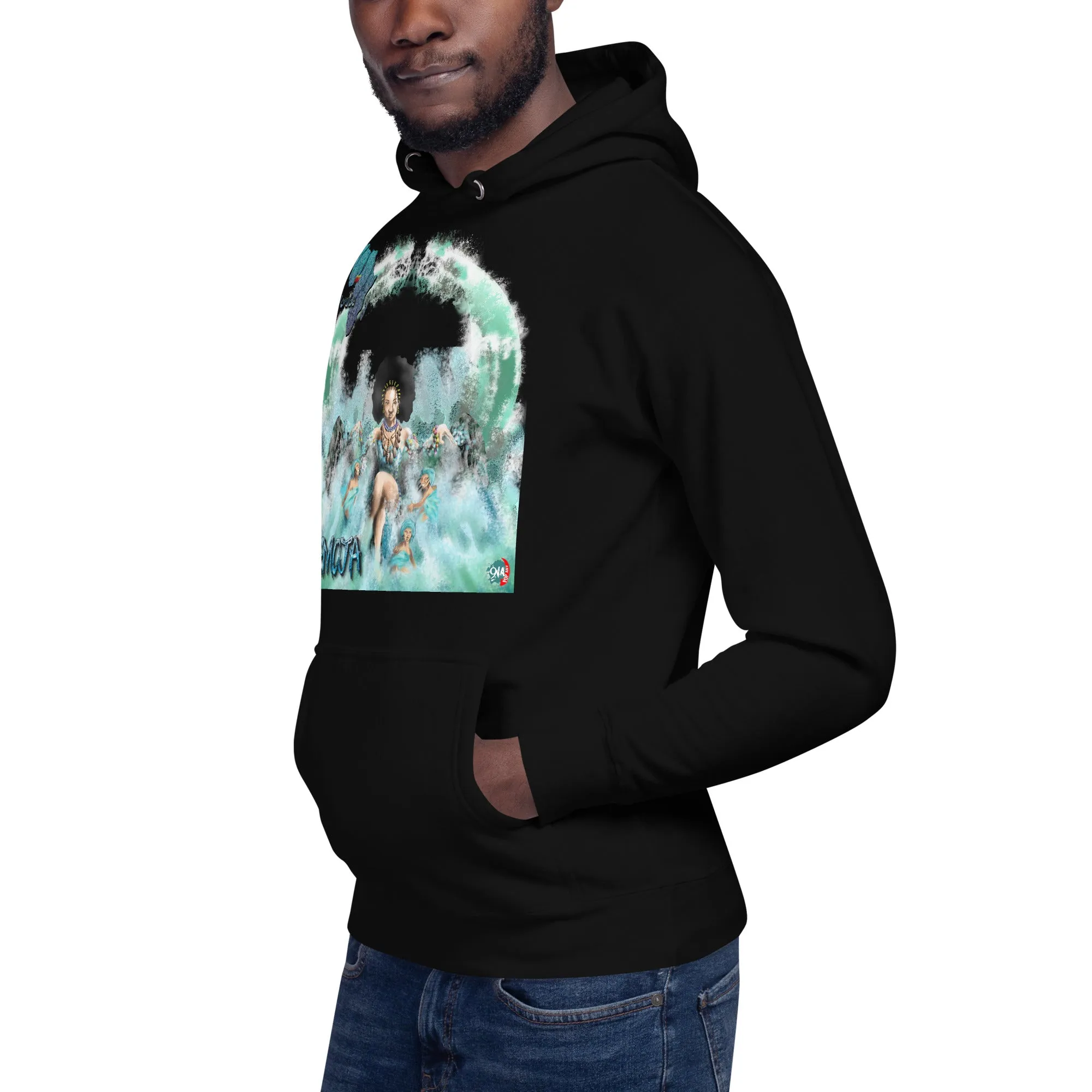 Unisex graphic Hoodie Afrikkan Pantheon (African Gods) Yemoja