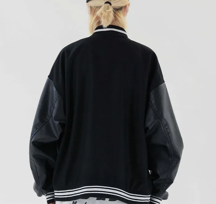 Unisex Leather Varsity Jacket