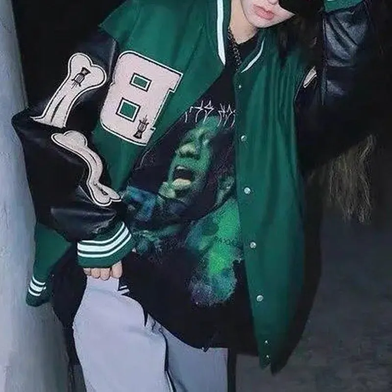 Unisex Leather Varsity Jacket