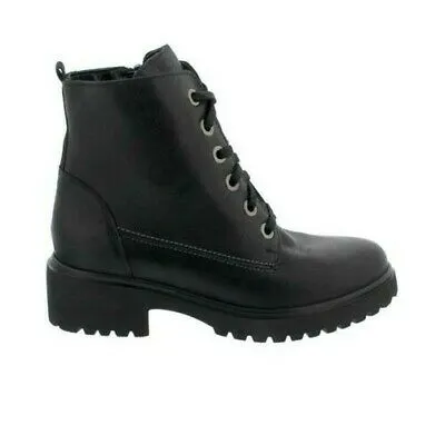 Waldlaufer Luise 716870 Lace Up Block Heel Boot