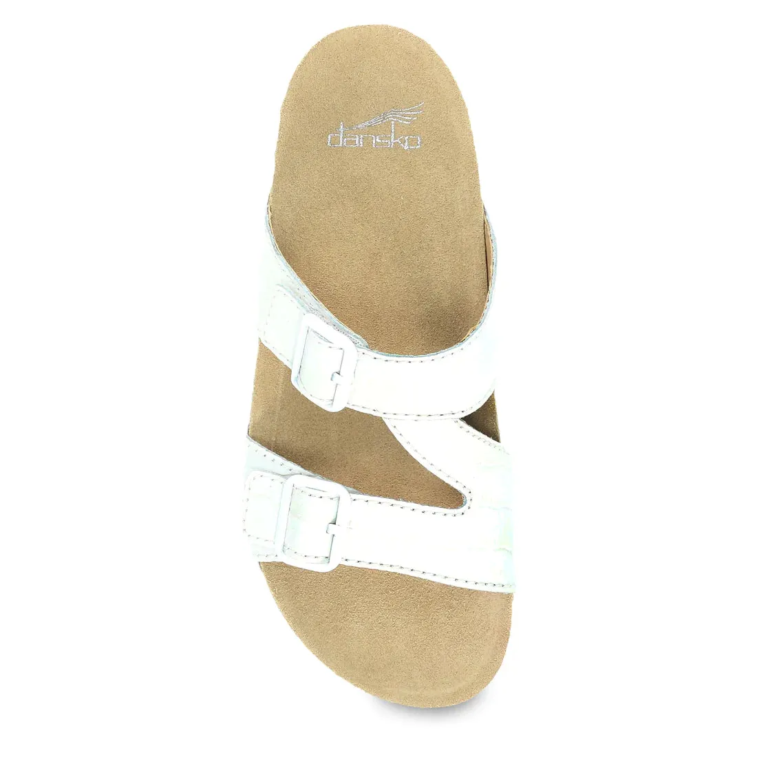 Women's Dansko Dayna Color: White Croc Sandal