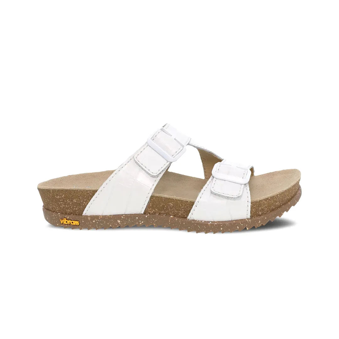 Women's Dansko Dayna Color: White Croc Sandal