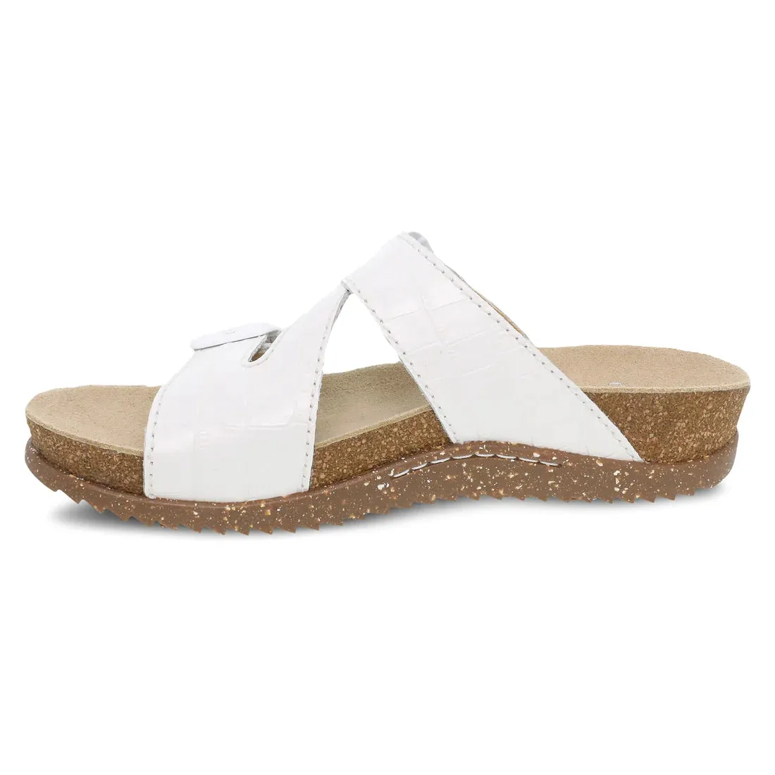 Women's Dansko Dayna Color: White Croc Sandal
