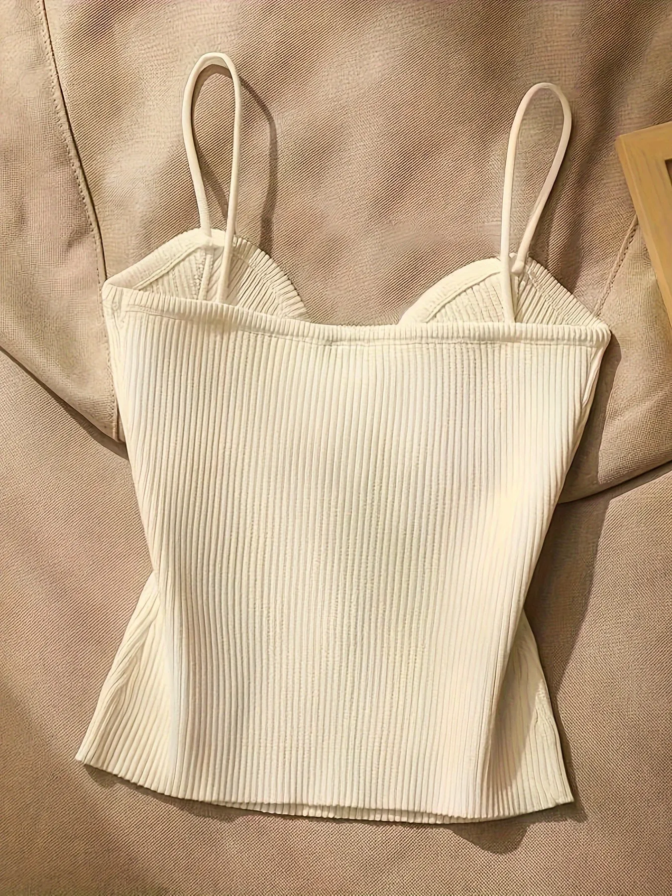 Women's Fashion  V-Neck Knit Tank Top 2-Pack Set, Solid Color Sleeveless  with Faux Button Detail