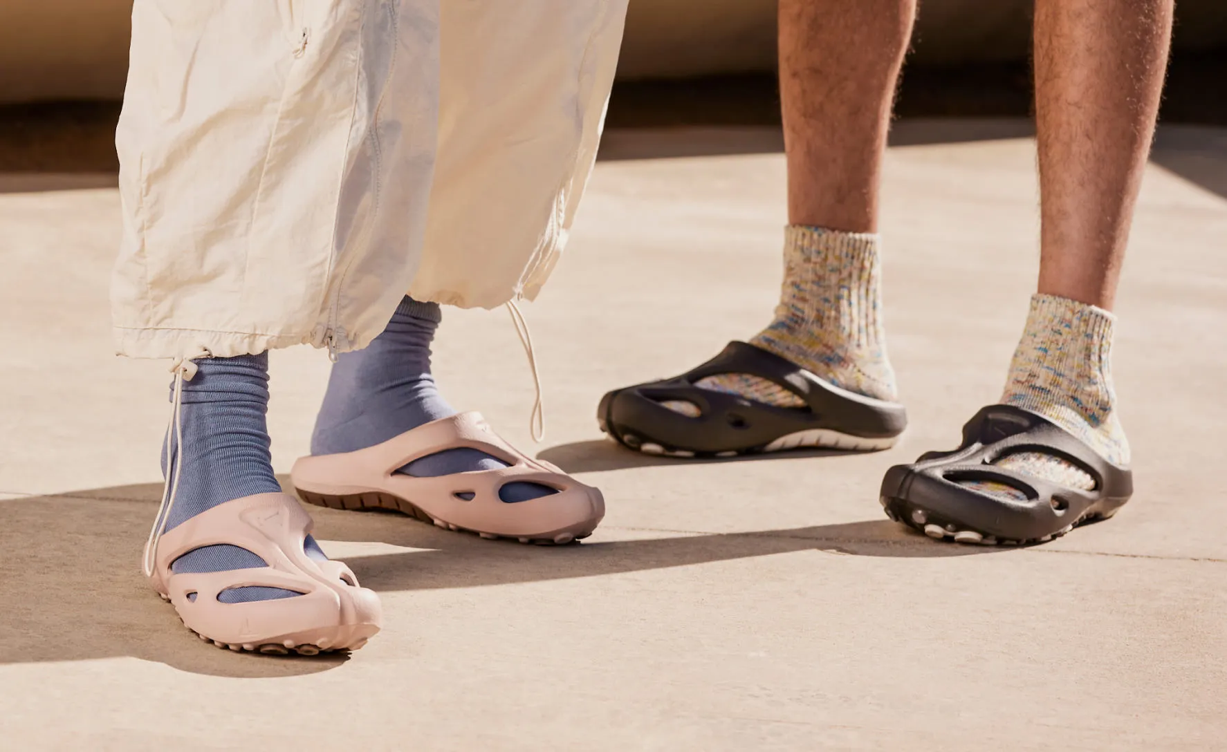 Women's Shanti Clog  |  White/Black