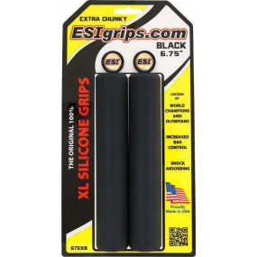 XL Extra Chunky Bike Handlebar Grips - Black