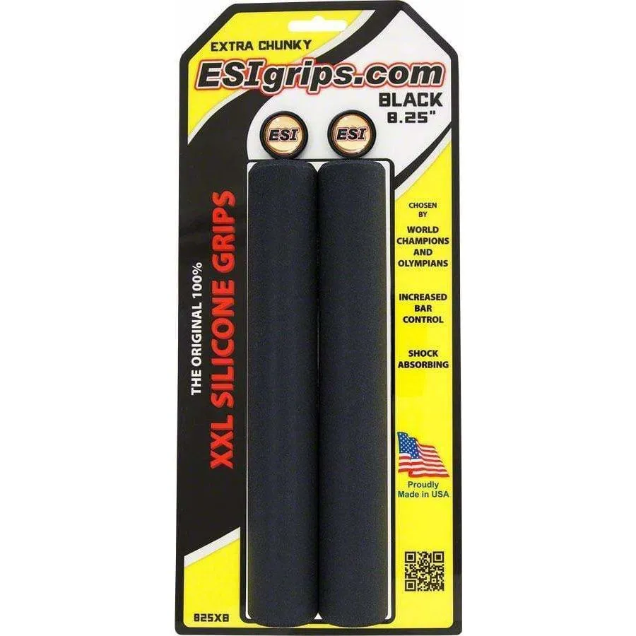 XXL Extra Chunky Bike Handlebar Grips - Black